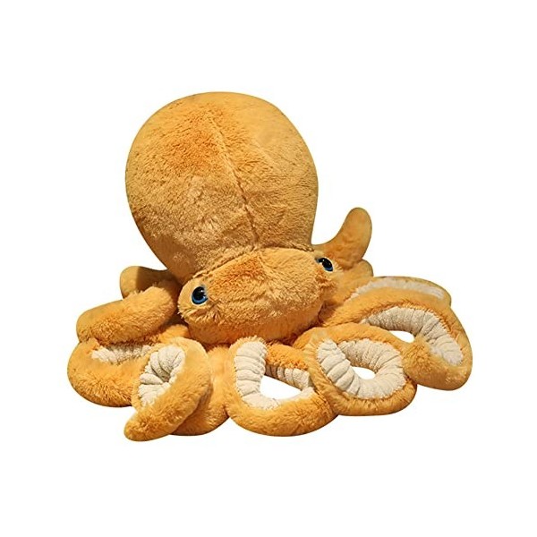 ISAKEN poupée en Peluche calmar Jouets en Peluche Doux Gros Pieuvre en Peluche éTreignant Oreiller Peluche Pieuvre Animal Pou