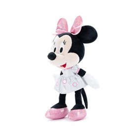 Disney - Minnie Mouse, Sparkly Minnie, 25cm, câlin, Peluche, à partir de 0 Ans