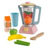 KidKraft Ensemble Blender Smoothie Pastel en Bois, Accessoire Cuisine Enfant, Kit de Ustensile Cuisine Électroménager, Access