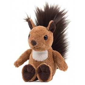 Schaffer Knuddel mich!- Luzy Écureuil en Peluche, 5690, Marron/Blanc, S-18 cm