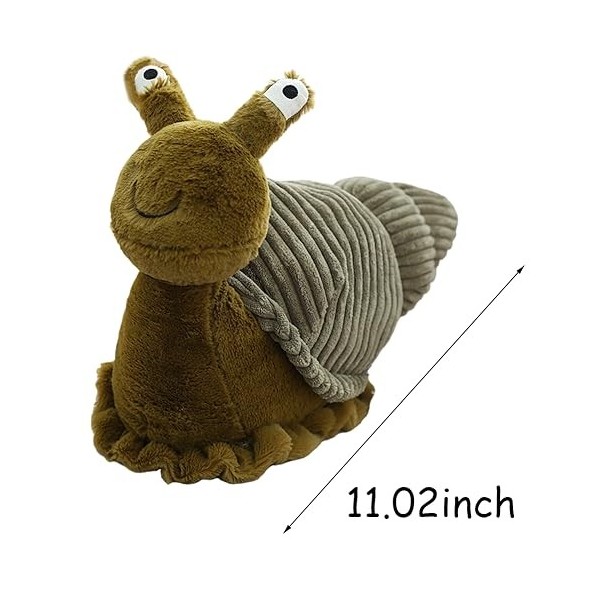 UZSXHJ Faune Peluches, Escargot en Peluche 28Cm, Peluches pour Enfants, Poupée Animalière Douce Et Mignonne, Peluche dannive