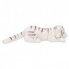 Depesche 12521 TOPModel Fantasy Tiger Tigre avec Fourrure Blanche et Yeux Scintillants, Peluche denviron 40 cm à câliner, Bl