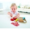 Hape Viandes & Poissons à Découper - Jeu dImitation Cuisine en Bois - Enfants de 3 ans et Plus - Accessoires Dinette Réalist