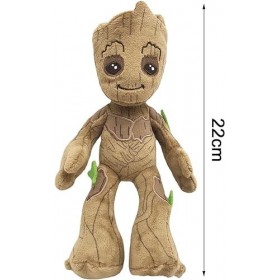 Groot Jouets en Peluche, Peluche Toy Poupée en Peluche de Dessin Animé Jouet Cadeau danniversaire Et de Noël Mignonne pour D