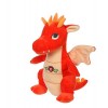 GIPSY Toys - Dragon sonore 20 cm Rose - Peluche pour Enfant - 071614