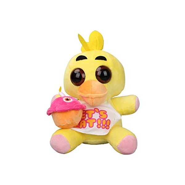 uiuoutoy FNAF Peluche Five Nights At Freddys Pelshies Toys Circus Baby Fun Foxy Golden Freddy Bear Cadeau pour enfants Chic