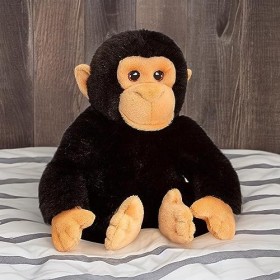 Deluxe Paws Jouets écologiques en Peluche 100% recyclées Chimp 