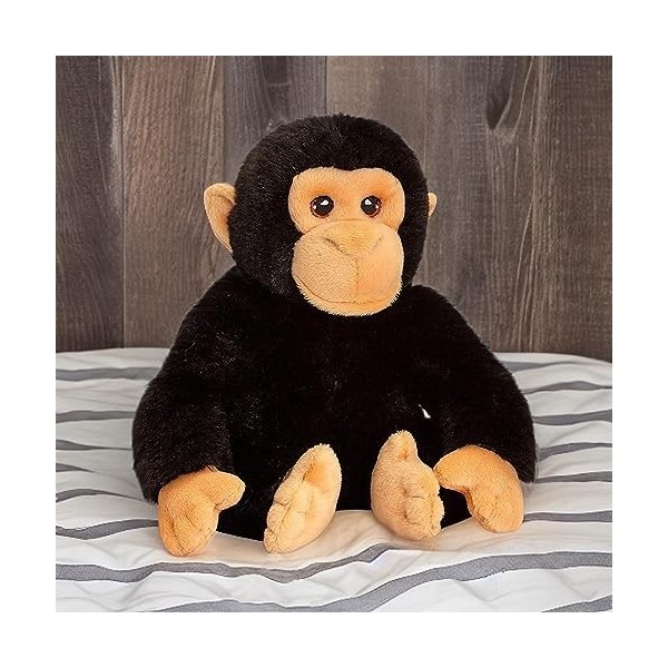 Deluxe Paws Jouets écologiques en Peluche 100% recyclées Chimp 