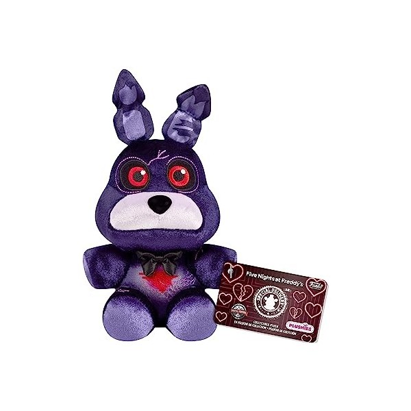 Funko Plush: Five Nights at Freddys FNAF - Blkheart Bonnie The Rabbit - CL 7" - Peluche à Collectionner - Idée de Cadeau 