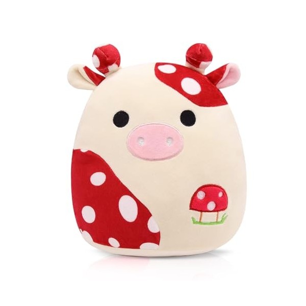 Peluche Vache Avocat Jouet Vert, 20cm Vache Avocat Peluche Feature Plush Poupée en Peluche, Peluche Oreiller Figurine en Pelu