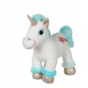 Gipsy Toys - Peluche Licorne sonore Lica Bella 22 cm Blanche et Rose - Peluche Lavable pour Enfants - Boitier Piles Amovible 