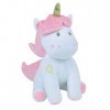 JEMINI 023755 Licorne Peluche +/- 24 cm Musicale et Lumineuse