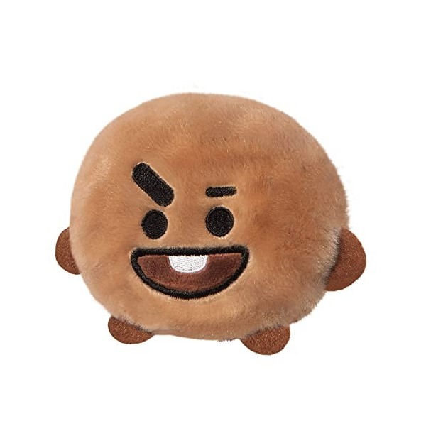 Aurora World- Aurora, 61509, BT21 SHOOKY Palme, 13cm, Peluche écologique, Marron, Brown