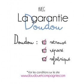 Doudou et Compagnie - Doudou Marionnette Dinosaure - 25 cm - Bleu Tuquoise - DC3611