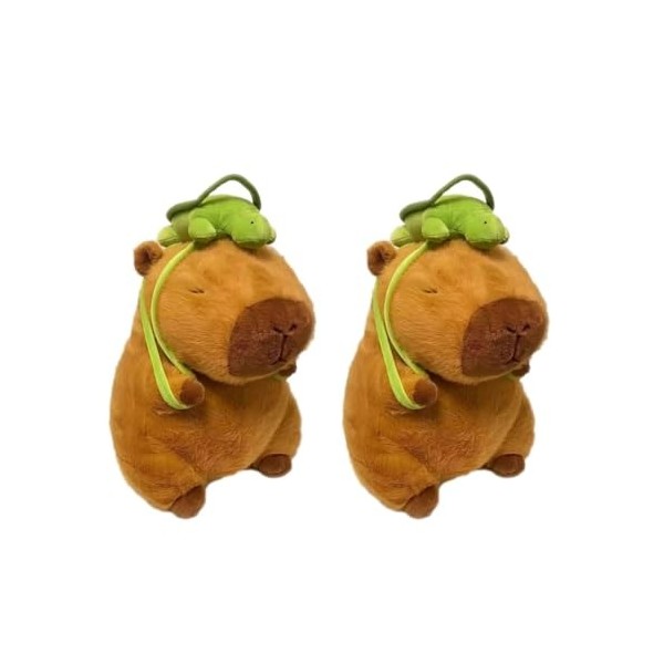 Peluche Capybara | Jouet en peluche Capybara en peluche | Tortue Capybara Peluche | Oreiller en peluche Capybara | Mignon jou