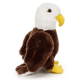 Uni-Toys - Pygargue à tête Blanche Plushie - 12 cm Hauteur - Peluche Aigle, Oiseau - Peluche, Doudou