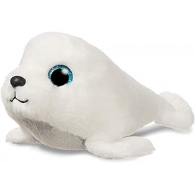 Aurora, 61206, Sparkle Tales, Neve Le Phoque, 18 cm, Peluche, Blanche, Blanc