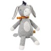 Fehn Doudou âne fehnNATUR - Doudou doux pour nouveau-né comme aide à sendormir - Peluche bébé à saisir, sentir et câliner - 