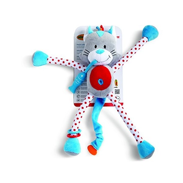 Edushape - Ed 925111 - Peluche dActivités - Le Chat Malicieux