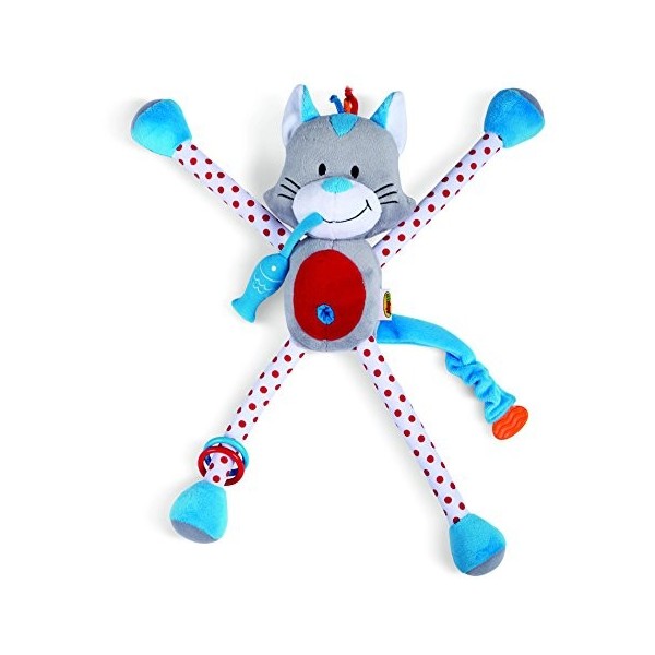 Edushape - Ed 925111 - Peluche dActivités - Le Chat Malicieux