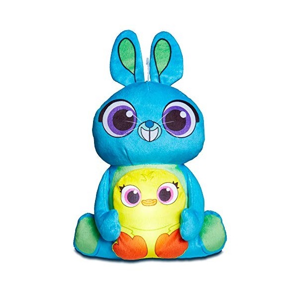 Worlds Apart- Toy Story Ami Nuit Peluche Lumineuse GoGlow 4 Ducky et Bunny, 258TYY, Bleu/Yellow