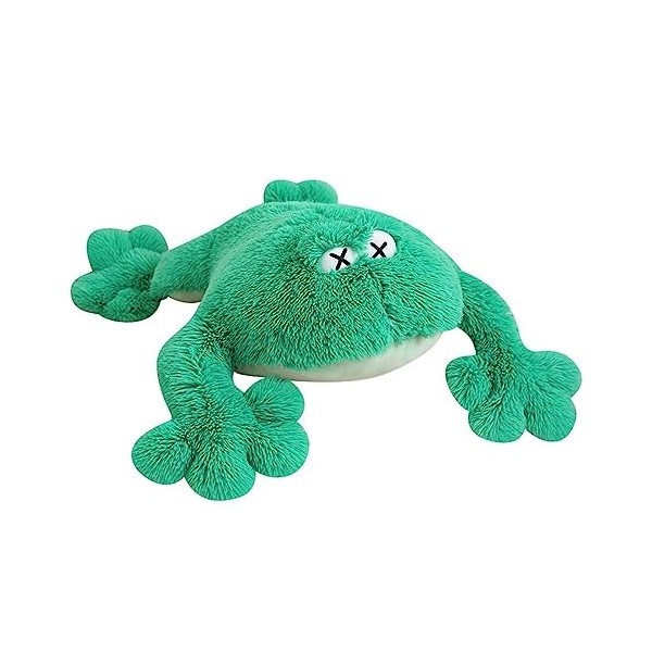 itrimaka Grenouille farcie, Peluche Animal Grenouille Farcie, 60 cm Snuggly étreignant Peluche Oreiller Mignon et Doux Grenou