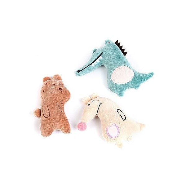 Toyvian 6 Pièces Jouets pour Animaux De Compagnie Paresseux Animal en Peluche Jouet pour Animal De Compagnie Jouet pour Chat 
