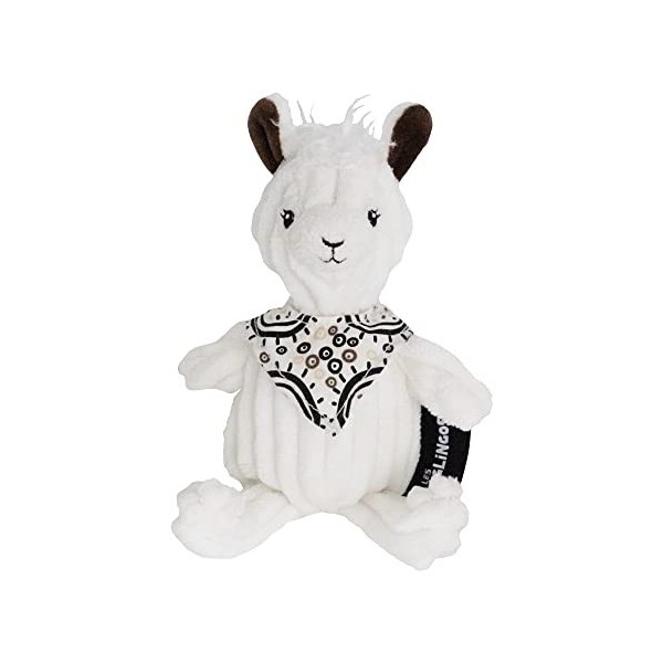 LES DÉGLINGOS - Petit Simply MUCHACHOS Le Lama en Boite - Ecru - Peluche Ultra Douce - Idée Cadeau - Utilisable dès la Naissa