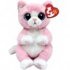 TY Lillibelle Chat Beanie Bellie Regular 6" | Beanie Baby Peluche Douce | Objet de Collection en Peluche Douillet