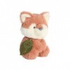 Aurora World- Aurora, 23365, Ebba Baby Eco Francis Renard hochet, 15cm, Peluche éco-Responsable, Brun, Brown