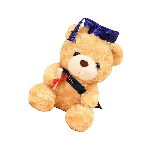 ERINGOGO Poupée Dr Ours Poupée dours De Graduation Cadeaux en Vrac Diplôme De Maternelle Décorations De Fête De Remise des D