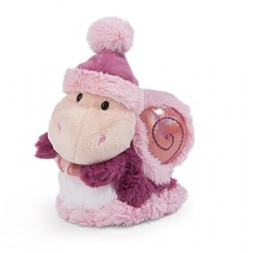 NICI Escargot SOA 17cm Rose Douce et Durable, Mignonne Peluche à câliner, pour Jouer, pour Enfants et Adultes, Une Excellente