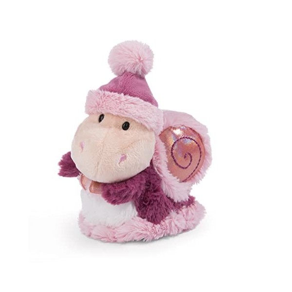 NICI Escargot SOA 17cm Rose Douce et Durable, Mignonne Peluche à câliner, pour Jouer, pour Enfants et Adultes, Une Excellente