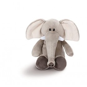NICI- Peluche éléphant 20 cm Zoo Friends, 48066, Gris
