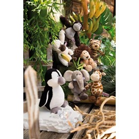 NICI- Peluche éléphant 20&nbsp;cm Zoo Friends, 48066, Gris