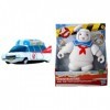 Ghostbusters Stay Puft Marshmallow Man and Ecto-1 Car Peluche douce 22,9 cm 28 cm