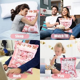 Oreiller De Sac À Collation, Mini Jouets en Peluche De Pudding, Oreiller De Poupée De Simulation De Collations, Oreiller Doux