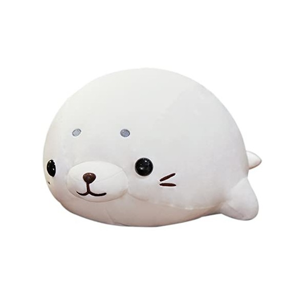 Phoque Animal en Peluche Oreiller Jouets pour Enfants,Coussin Mignon de Phoque de Peluche,Étreindre Oreiller Peluche Doux Enf