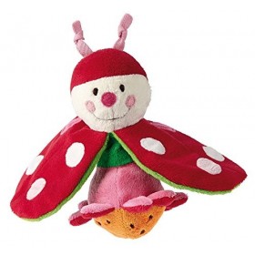 sigikid - 40887 - Peluche - Coccinelle - Fleur