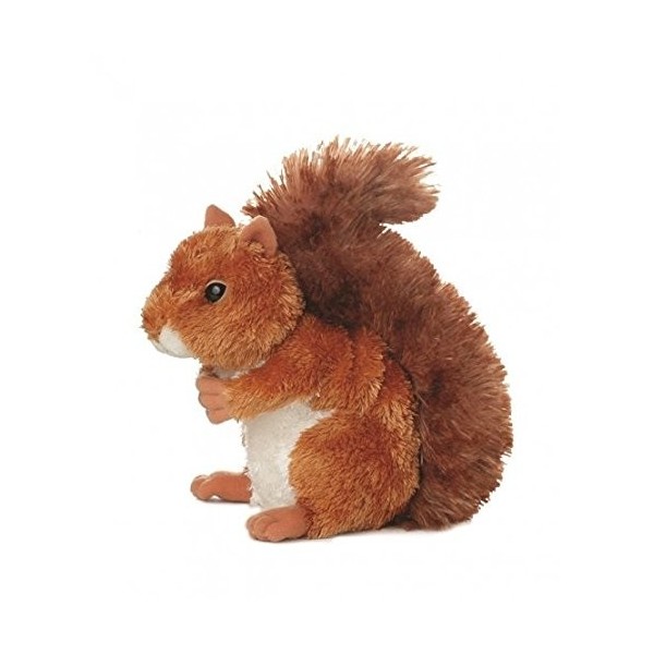 Aurora, 12290, Mini Flopsies Nutsie la écureuil Rouge, 20 cm, Peluche Multicolore