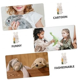 NOLITOY Lapin Jouet Animal Poupée Oreillers Lapin De Pâques Jouets en Peluche Fête De Pâques Présent Lapin en Peluche Oreille