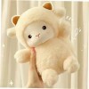 ERINGOGO Jouet en Peluche en Laine Jouet Animal en Peluche Poupée Chambre Mouton Coussin Câlin Peluche Copain Mouton Peluche 