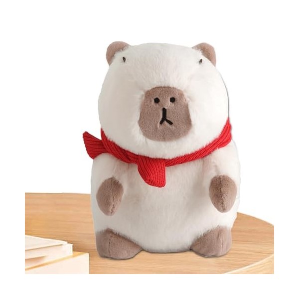 Poupée En Peluche Capybara Moelleux Jouet En Peluche Capybara Kawaii Avec Hamburger Jouet En Peluche Capybara En Peluche