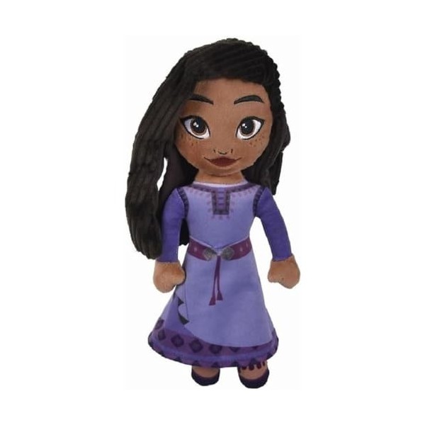 Simba 6315877032 Disney Wish Asha, Figurine en Peluche, 30 cm, Convient aux Premiers Mois de la Vie
