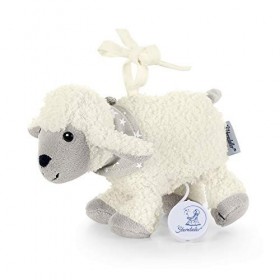 Sterntaler Peluche Musicale, Mouton Stanley en Peluche, Boîte À Musique Intégrée, Taille: S, Beige