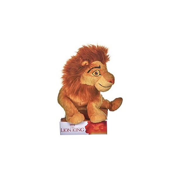 Posh Paws Disney 37287 Peluche Simba le Roi Lion dans une boîte cadeau Marron/noir/blanc 25 cm