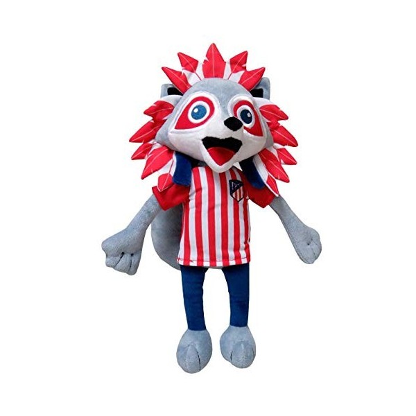 CYP BRANDS-Peluche 35 cm Indi Atlético de Madrid Rouge M-01-ATL 