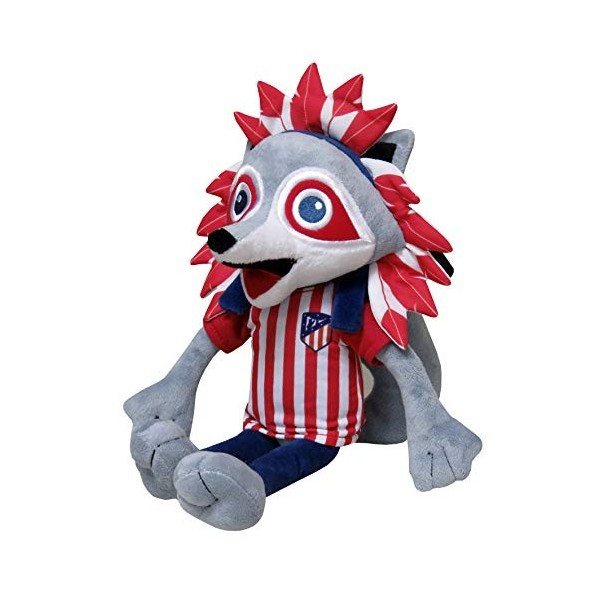 CYP BRANDS-Peluche 35 cm Indi Atlético de Madrid Rouge M-01-ATL 