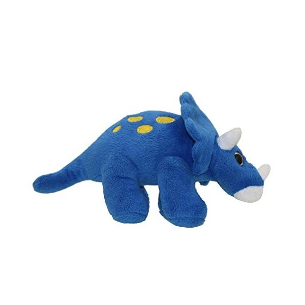 Wilberry Dinosaures Tricératops Peluche, Bleu WB001405