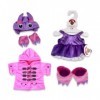 Build Your Bears Wardrobe- Duffle Coat + Tutu Monstre Halloween Rose Bonbon Teddy Bear Clothes vêtements Ours en Peluche, F